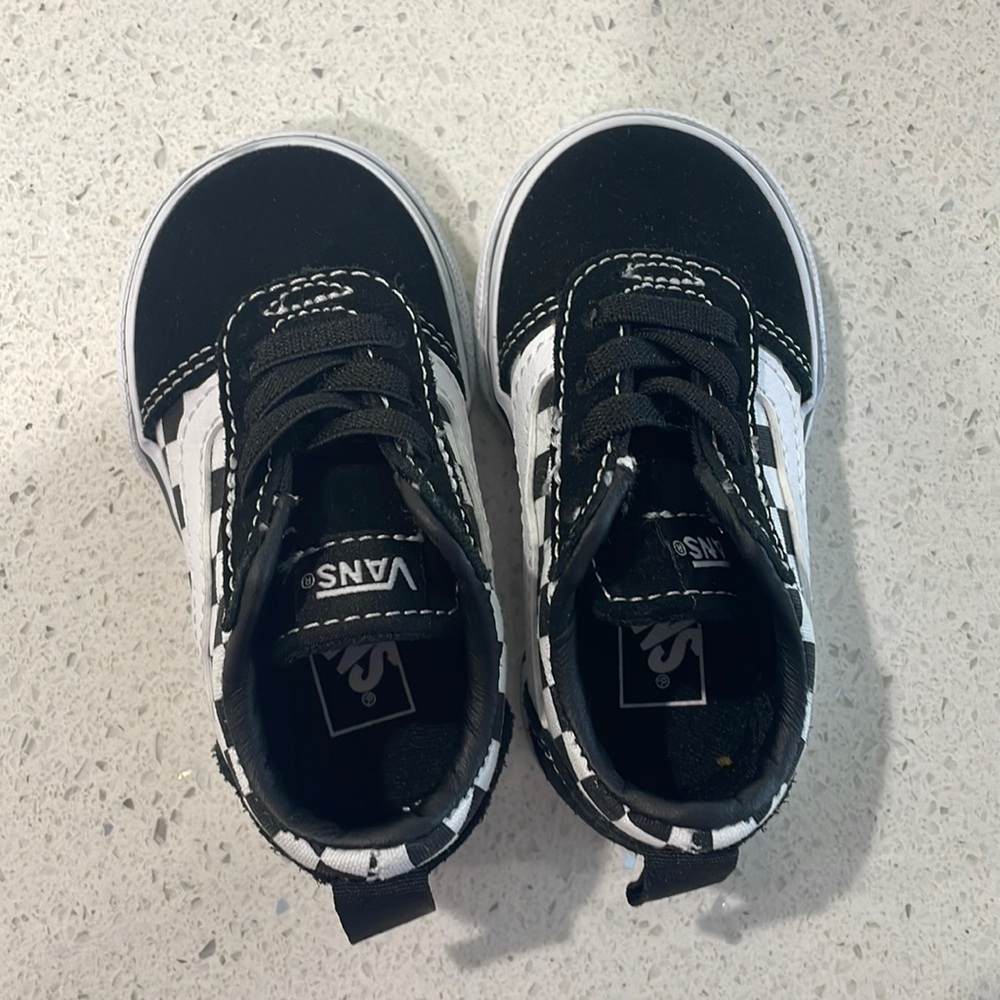 Toddler checkered vans